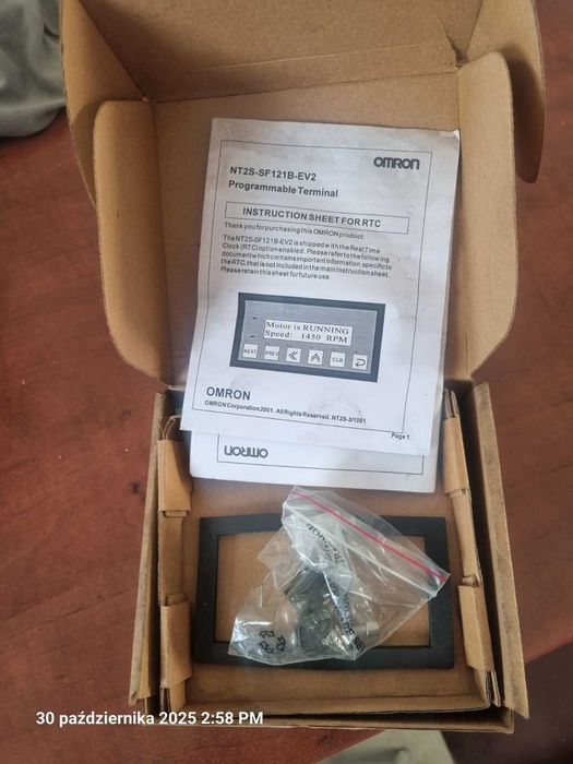 Omron NT2S-SF12B1B-EV2 Panel