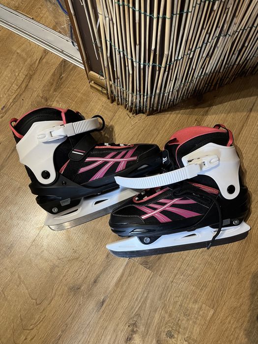 #Łyżwy fla Dziewczyny#Piekne -NOWE#Regulowane 37-41#