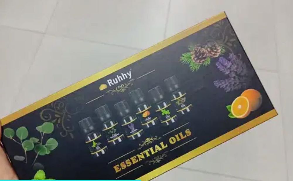 Conjunto de Óleos de Fragrância Naturais - 6 Aromas (10ml)