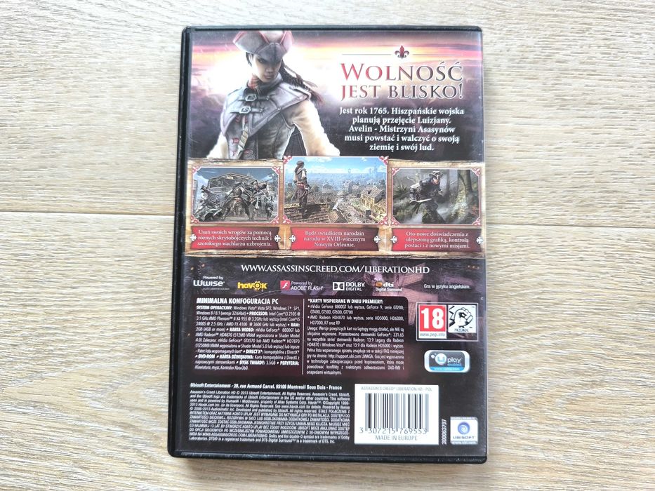 Assassins Creed Liberation HD [PC] (POLSKA WERSJA) - Polskie Wydanie Premierowe - BOX