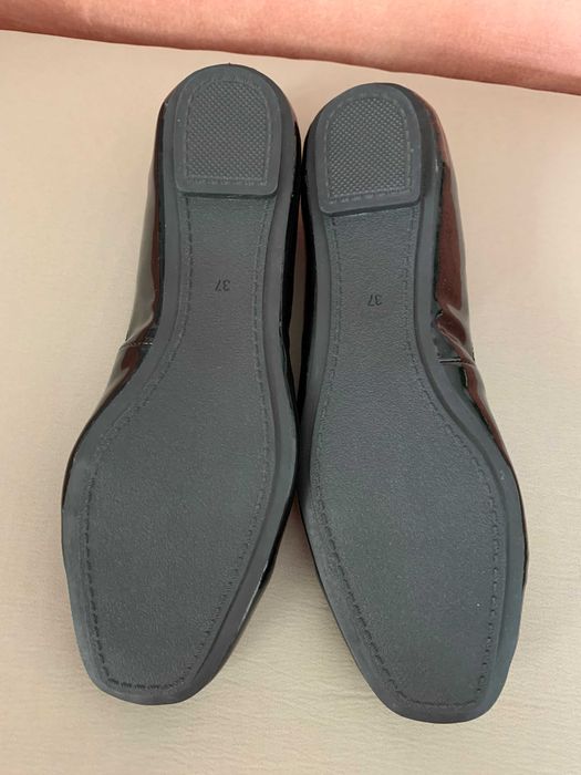 Buty damskie czarne lakierki, nowe numer 37