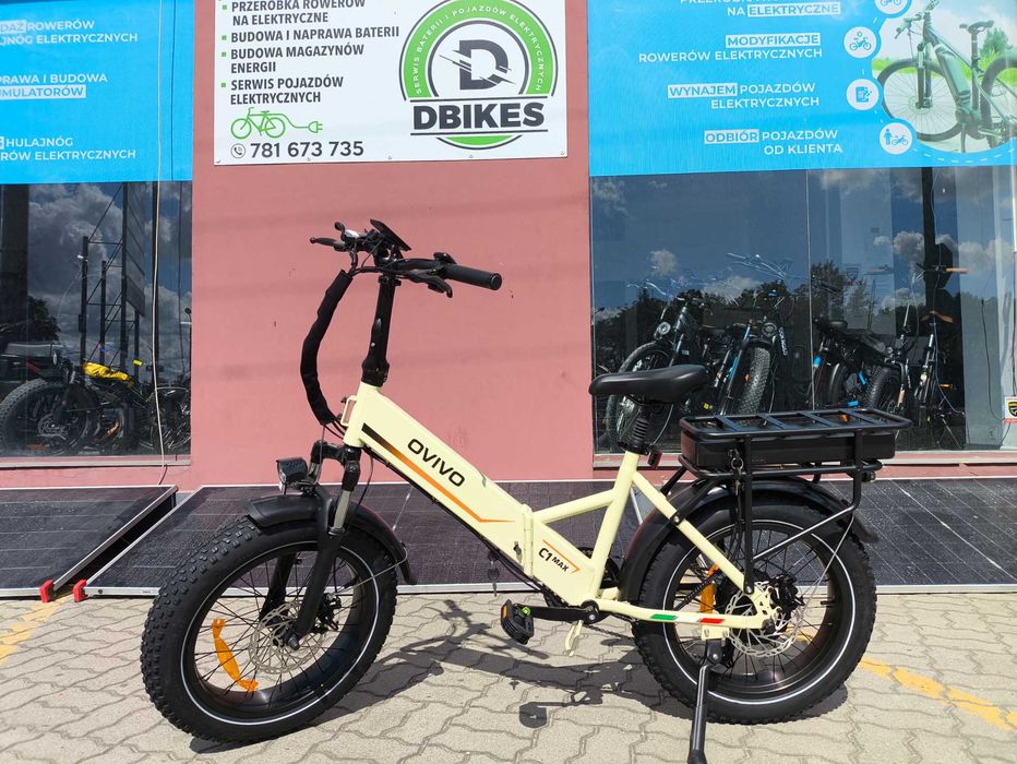 Ovivo C1 MAX składany rower elektryczny Fatbike - zdjęcie 1