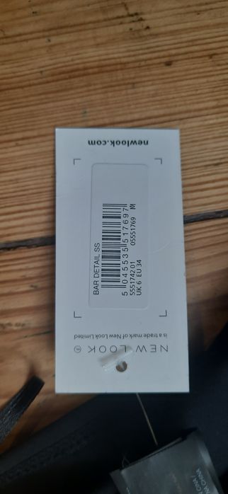 Jednoczęściowy strój kąpielowy czarny kostium New Look rozmiar xs 34