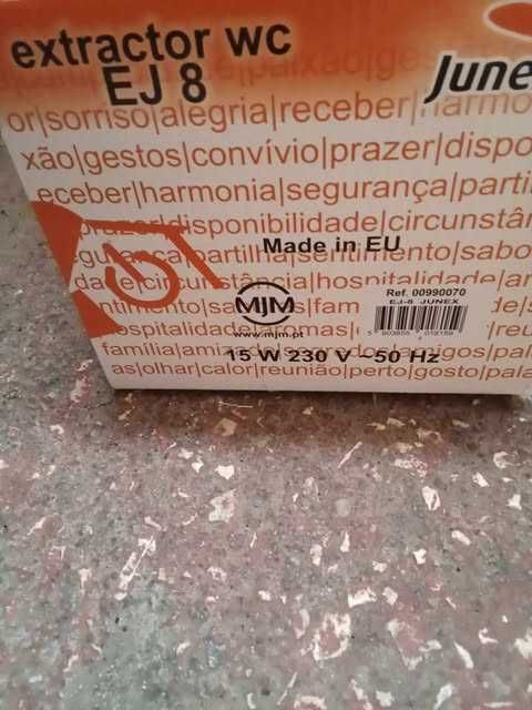 Extrator de Ar para WC Junex