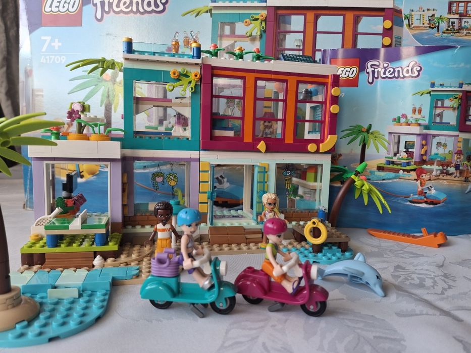 Klocki lego friends 41709 wakacyjny domek na plaży