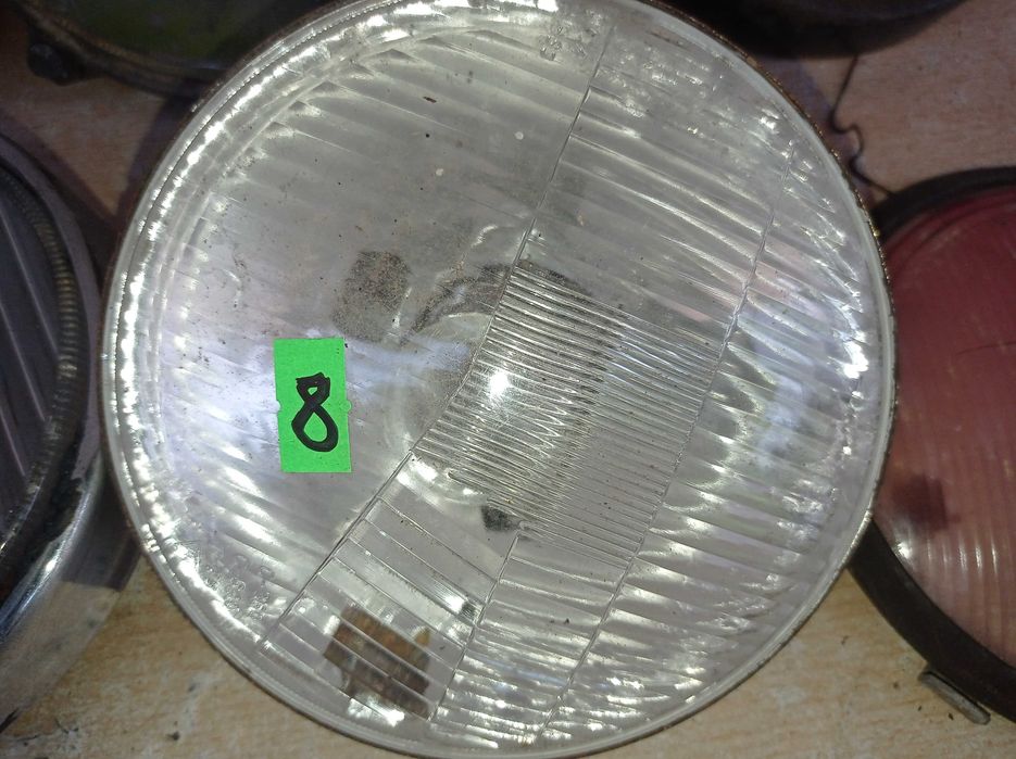 Szkła - lampy - przód - WSK + inne - Piast, Refmet