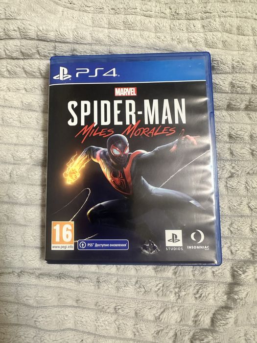 Spider-Man Miles Morales PS4 диск / російська мова / PS5 upgrade