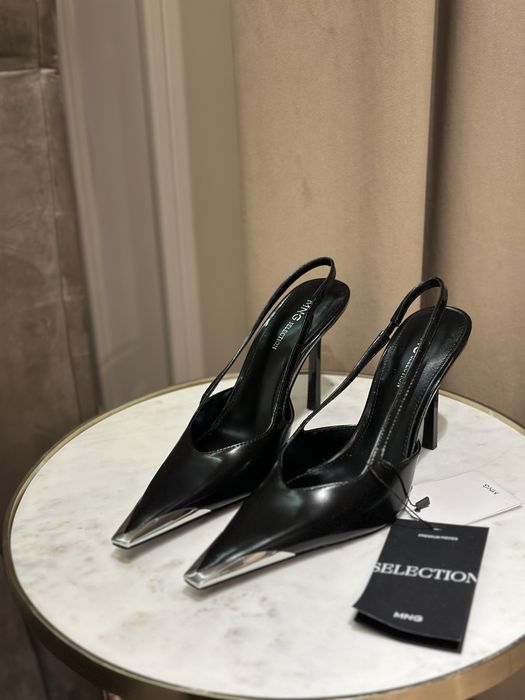 Підбори, слінгбеки, туфлі, туфли, каблуки, босоніжки Mango, манго,