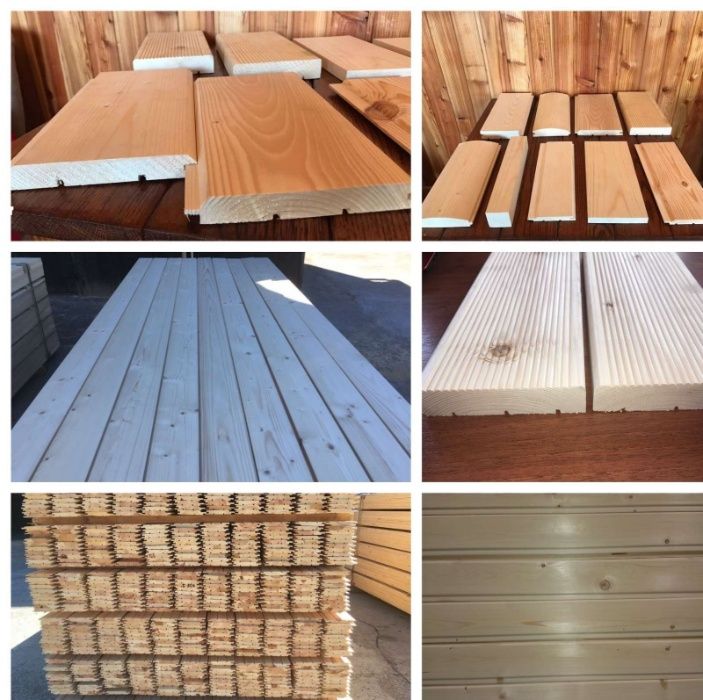 Вагонка дерев'яна ( євро вагонка), стругані пиломатеріали