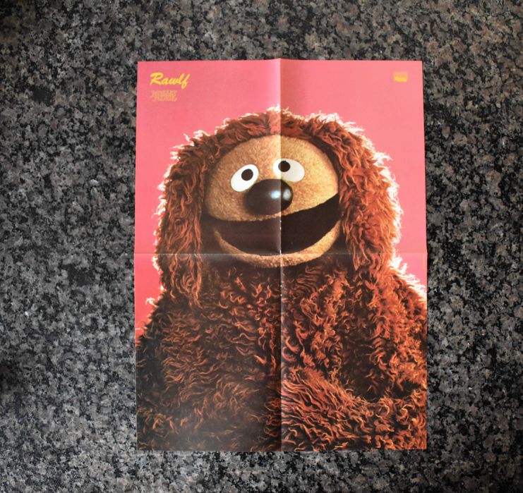 Poster Vitange - "Muppet Movie" 1979 - Rowlf / Yamaha XJ650