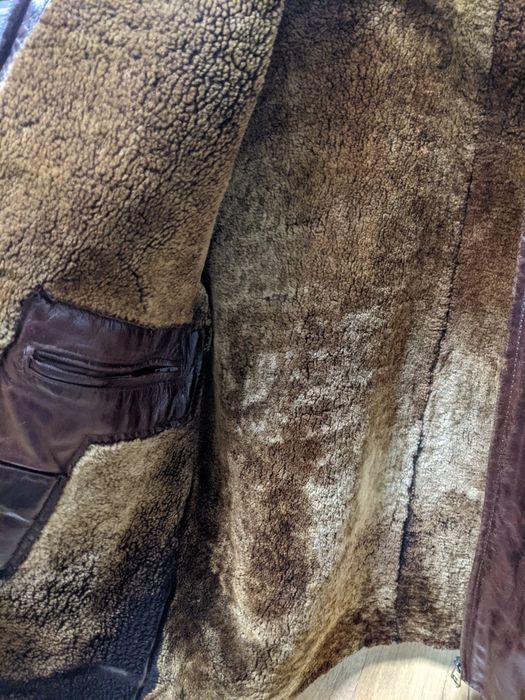 Натуральна чоловіча дублянка/куртка