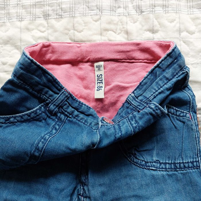 Spodnie jeansowe rozmiar 86