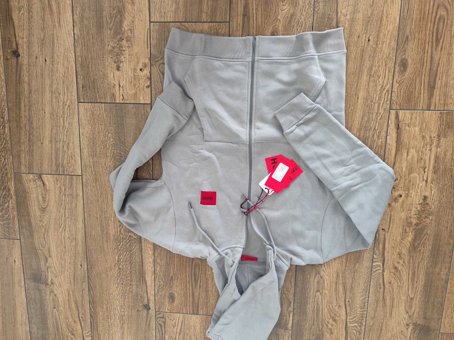 Nowa Bluza męska Hugo Boss L/xl szara zamek kaptur