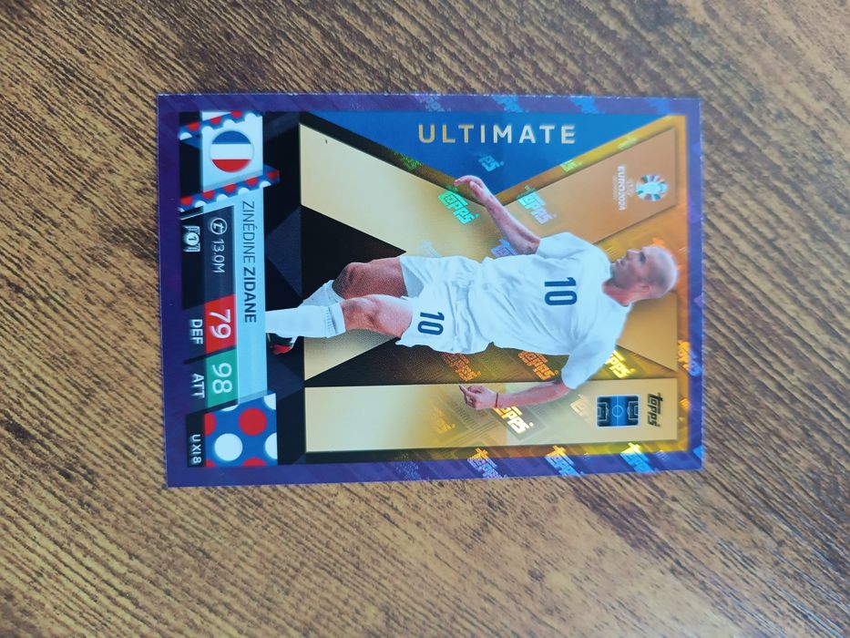 Karta Topps Euro 2024 ultimate Zidan