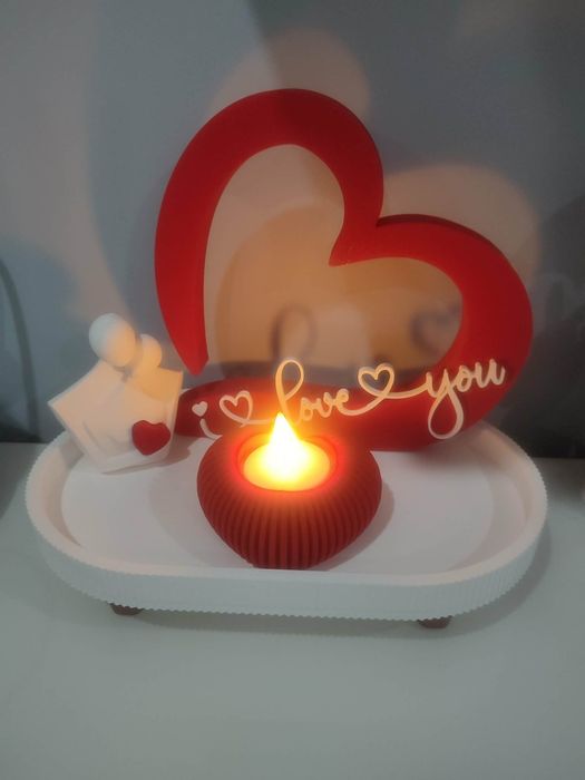 Coração I love you - Dia dos Namorados
