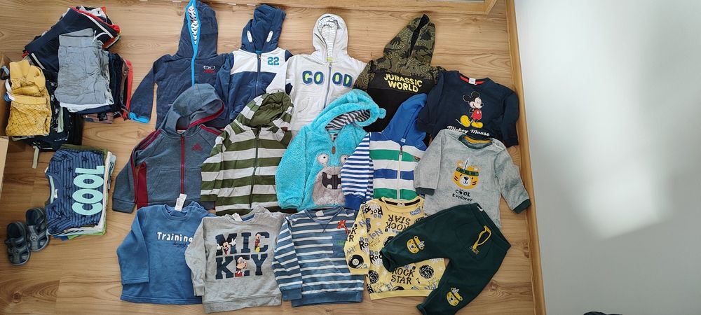 Ogromna paczka ubrań chłopięcych r 92 zestaw