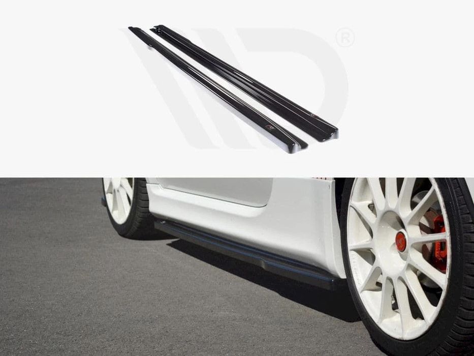 LÂMINAS DAS EMBALADEIRAS SIDE SKIRTS ABAS PALAS LIPS FIAT 500 ABARTH