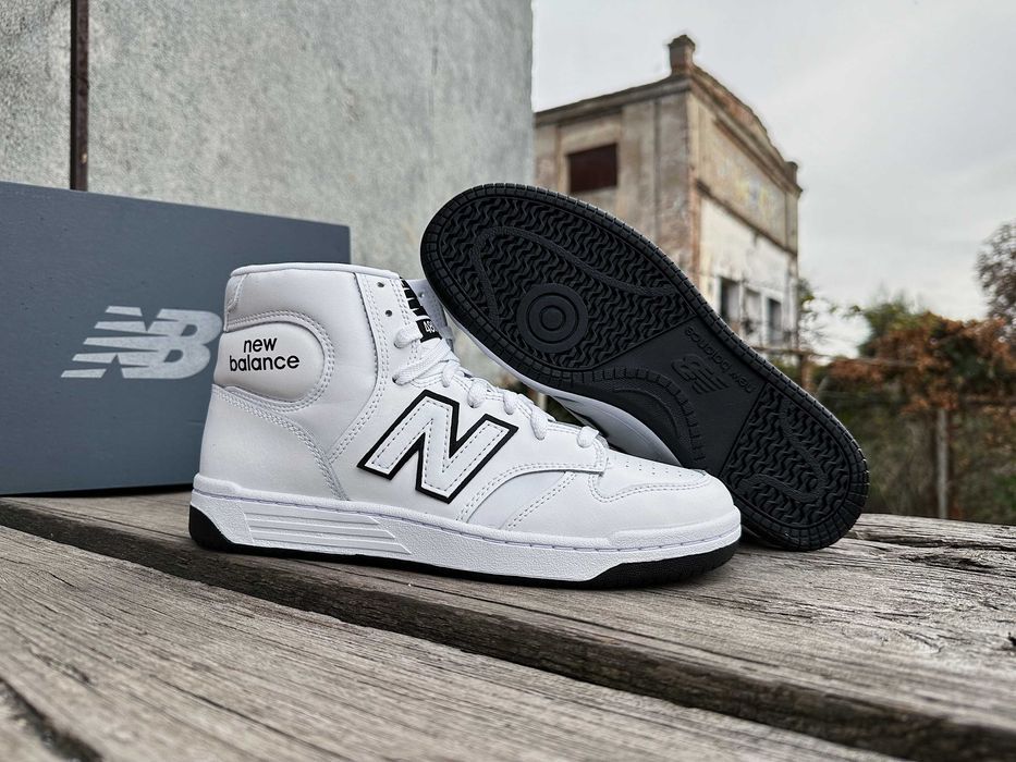 Мужские кожаные кроссовки New Balance 480 (2 цвета) BB480COA Оригинал