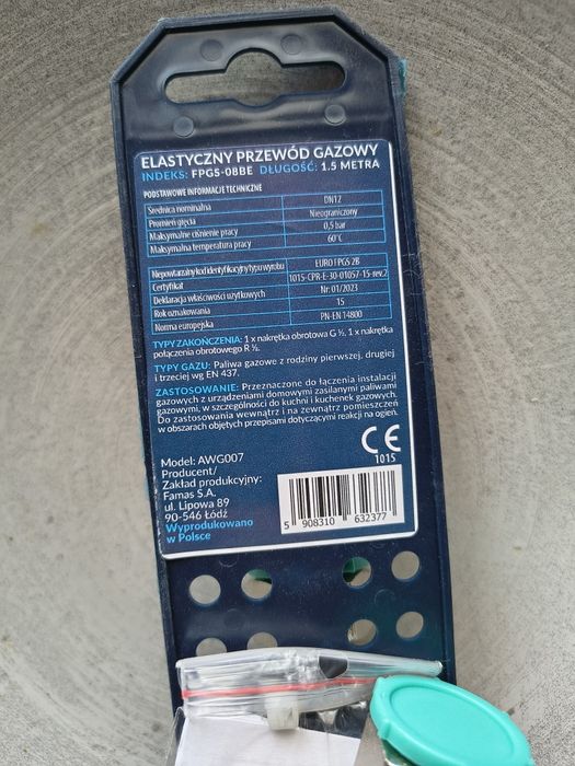 Przewód gazowy Propan - Butan