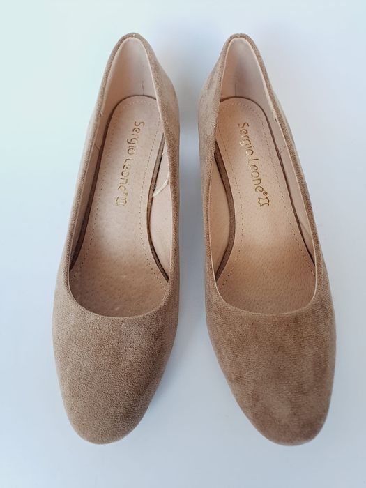 Półbuty Sergio Leone beżowe