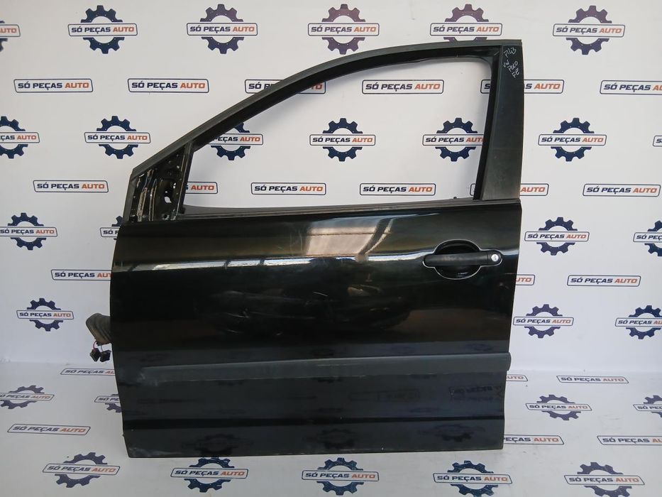 PORTA FRENTE ESQUERDA PRETO VOLKSWAGEN POLO 1.2 12V ANO: 2009