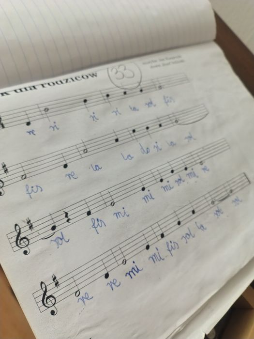 Cymbałki plus zeszyt nutowy