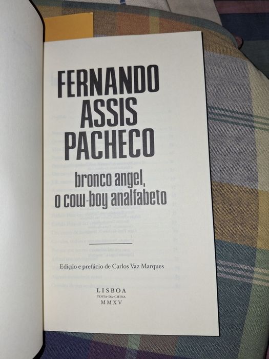 Fernando Assis Pacheco bronco angel cow-boy analfabeto