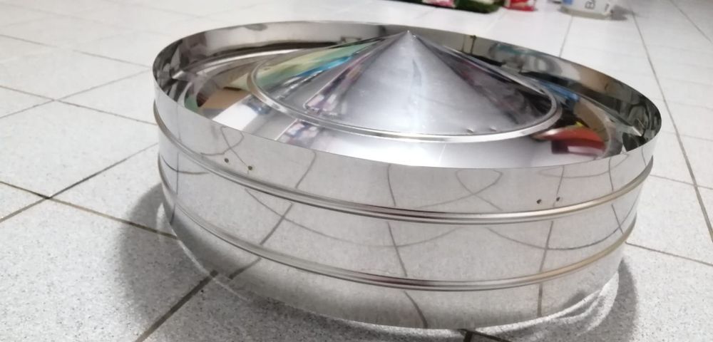 Chapéu chaminé inox e extrator WC