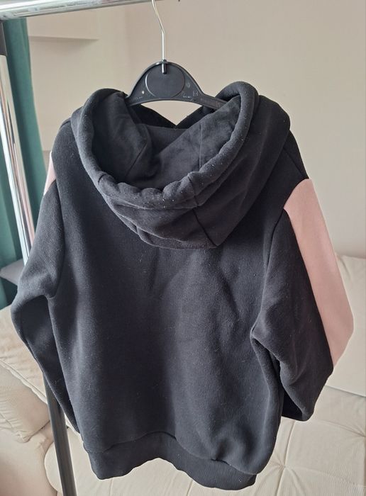 Bluza dziewczęca 10-12lat, z kapturem, kangurka
