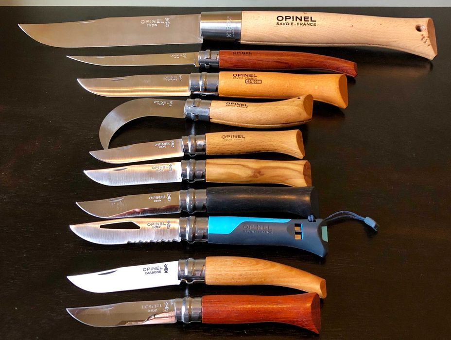 НОЖ OPINEL №08 складной Франция цветной гравюрный ножик edc туриста ніж нож ножичек Опінель