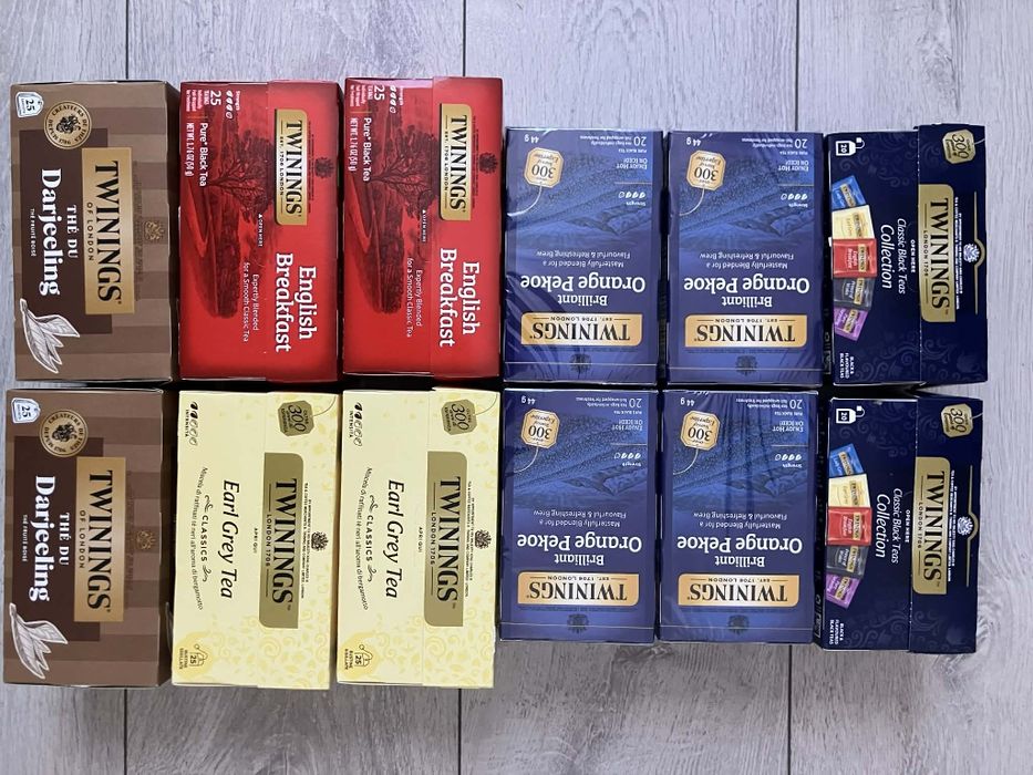 Zestaw czarnych herbat Twinings