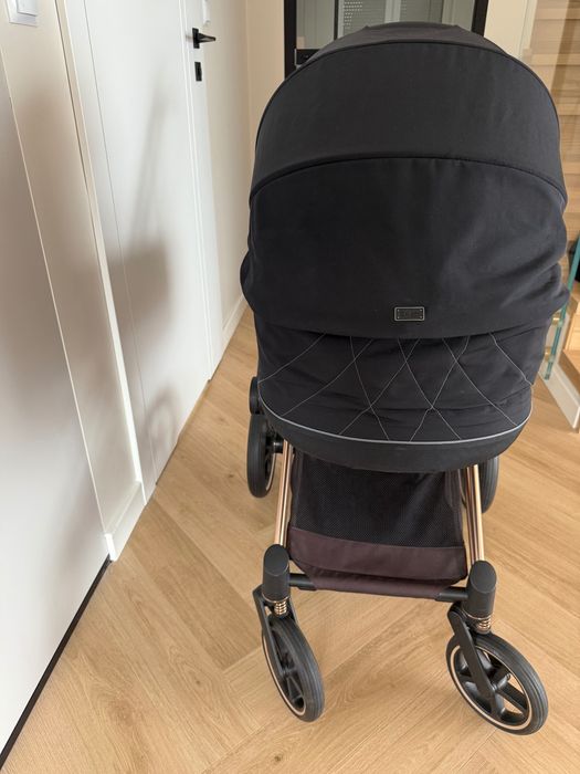 Cybex Priam 2.0 gold rose - spacerówka i gondola