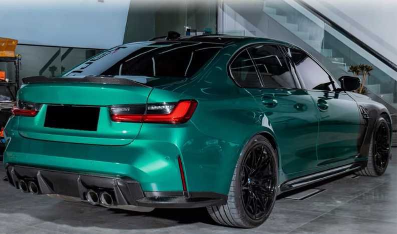 Dokładki Tylne Boczne Spoiler OEM STYLE BMW G80 G81 G82 G83 CARBON