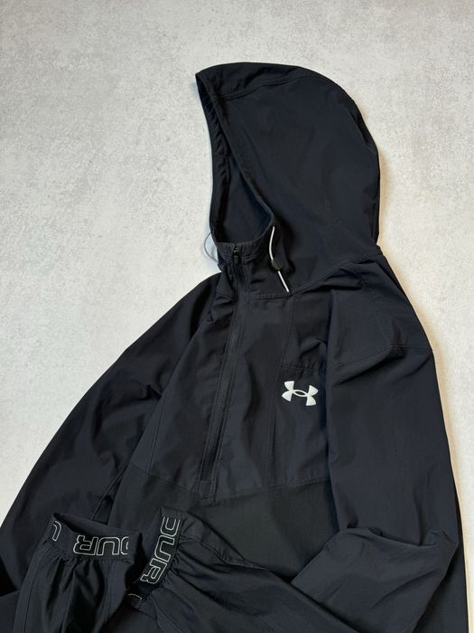 Спортивный худи Under Armour черный мужской анорак (оригинал)