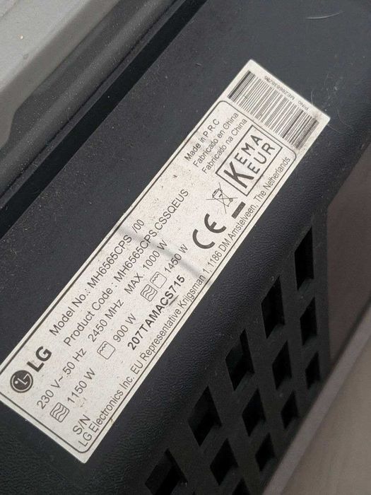 Micro-ondas LG NeoChef MH6565CPS 25L + Grill | Smart Inverter (Inox)