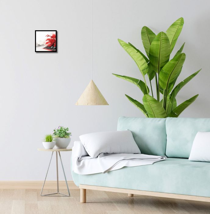 Plakat 20x20cm Spokój przy Medytacji
