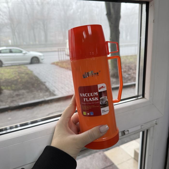 Термос скляний скло колба стекло стеклянный 1 л 450 мл  450 мл