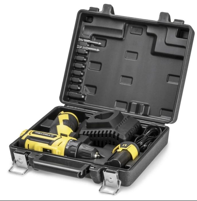Дриль-шурупокрут акумуляторний Trotec PSCS 11-12V + кейс