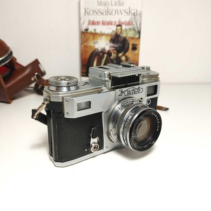 Radziecki dalmierzowy aparat fotograficzny KIEV 4 lens Jupiter 8M