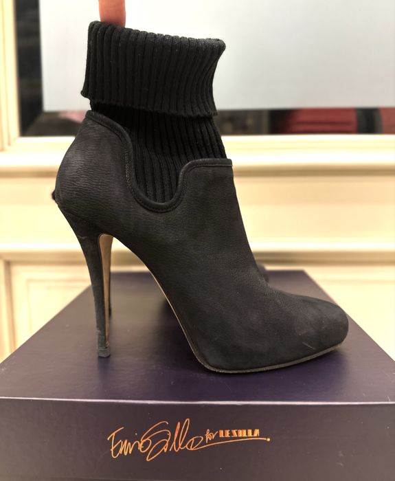 Ботфорти Gucci, розмір 39. Ботинки  Le Silla, розмір 39