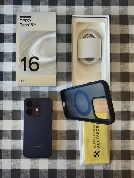 OPPO Reno 16 5G 512GB Violeta — Como Novo (menos de 1 mês)