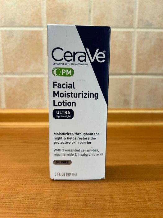 Нічний крем-лосьйон для обличчя CeraVe Facial Moisturizing Lotion PM (ніч), 89 мл оригінал
