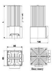 Тепловентилятор компактний