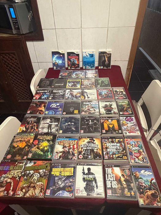 Jogos PS3 - 33 + 4 Jogos Wii + 4 jogos PSP