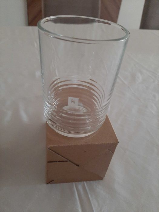 Dois copos coleção barista nespresso novos