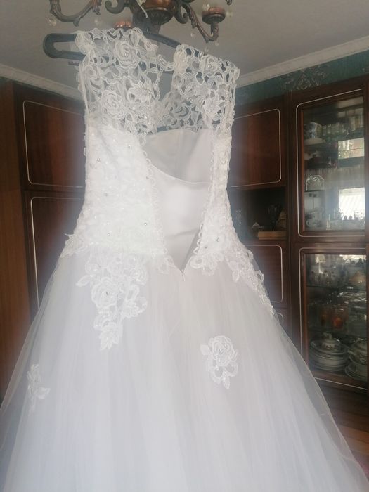 Классное свадебное платье