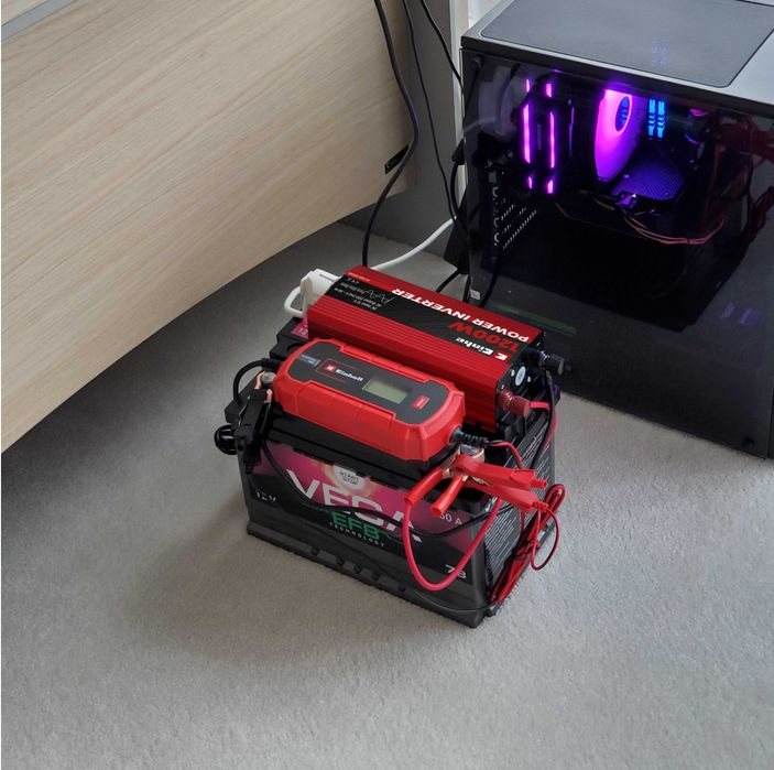 Зарядная станция 3500W для холодильника, котла, компьютера, TV, насоса ...