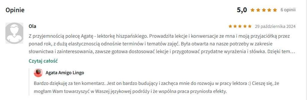 Korepetycje online hiszpański dla młodzieży i dorosłych | MATURA
