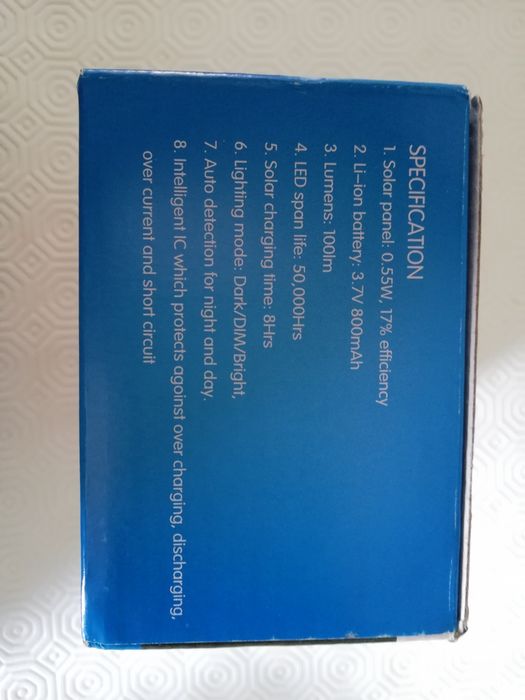Candeeiro solar com sensor de luz e movimento64862523261187122