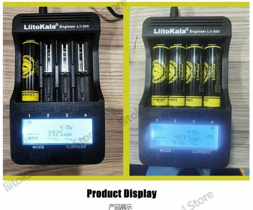 Акумулятор 18650 LiitoKala King 4000mAh реальна ємність, опуклий +